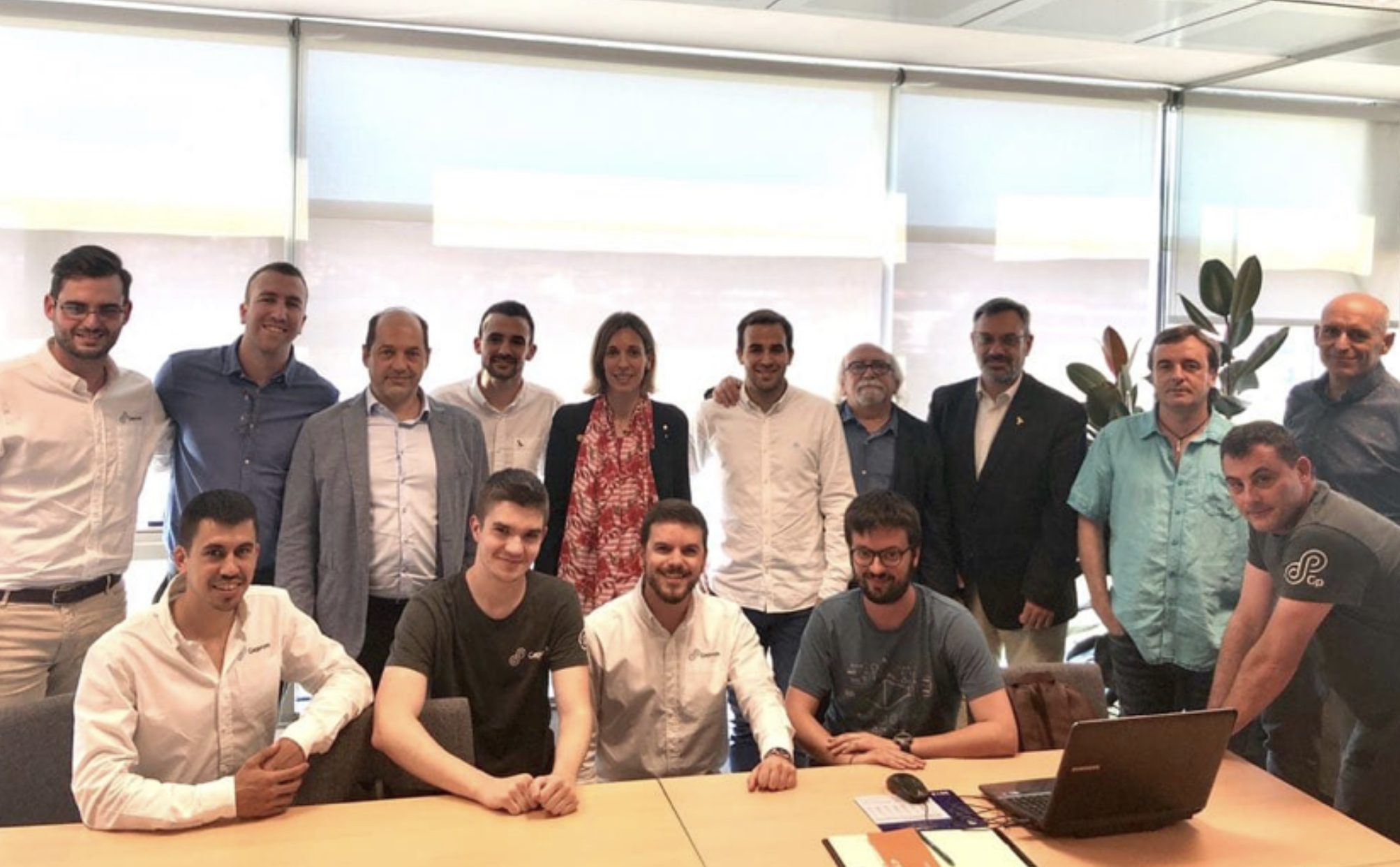 La consejera Àngels Chacón y su equipo visitan Geprom