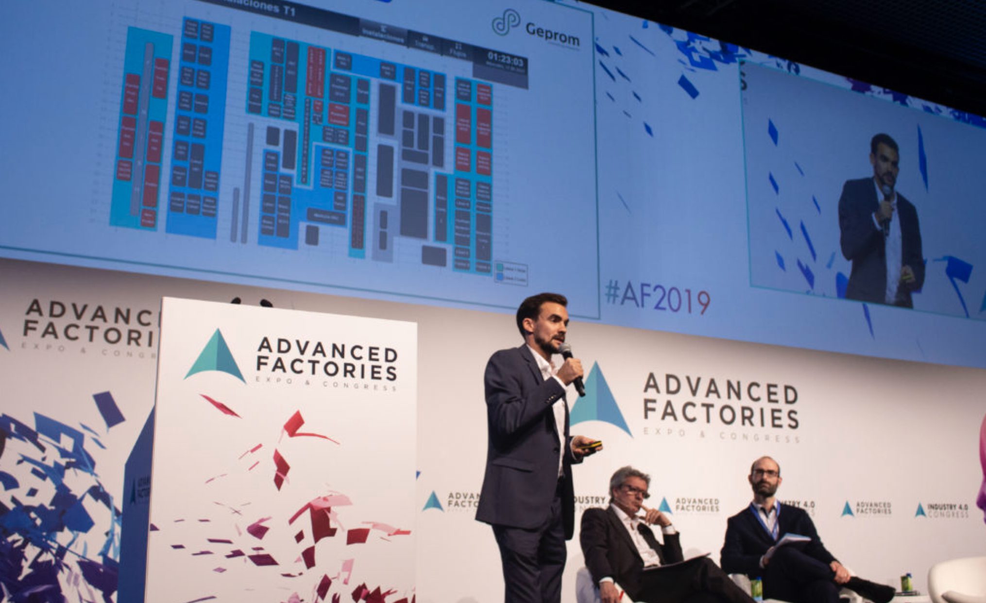 Geprom muestra su potencial en el Advanced Factories 2019