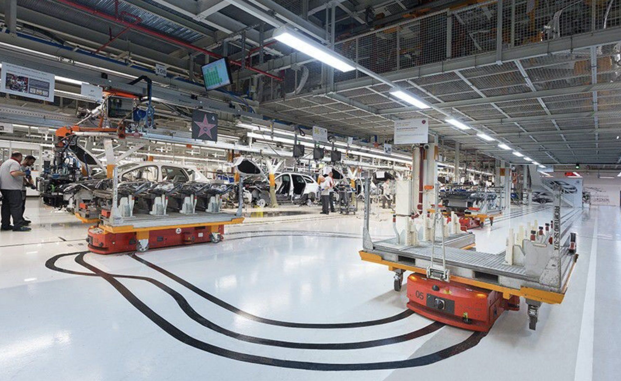 Monitorizado de AGVs en tiempo real en la fábrica de SEAT